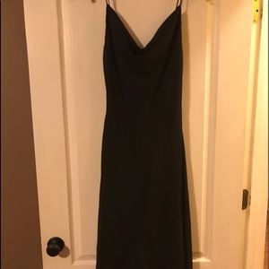 Black spaghetti strap dress great fit size 7/8.